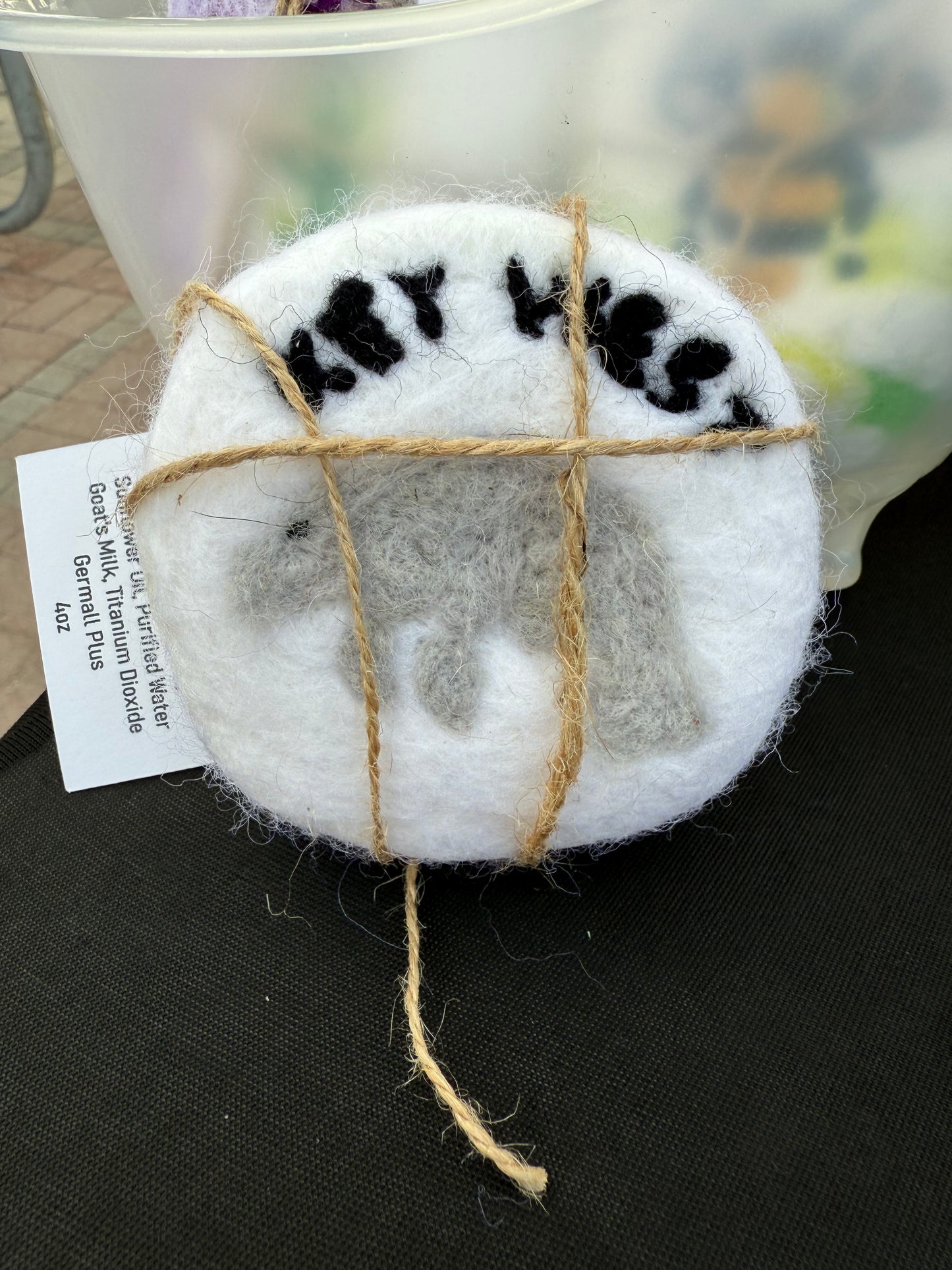 Felted Soap Key West Manatee (Goats Milk)