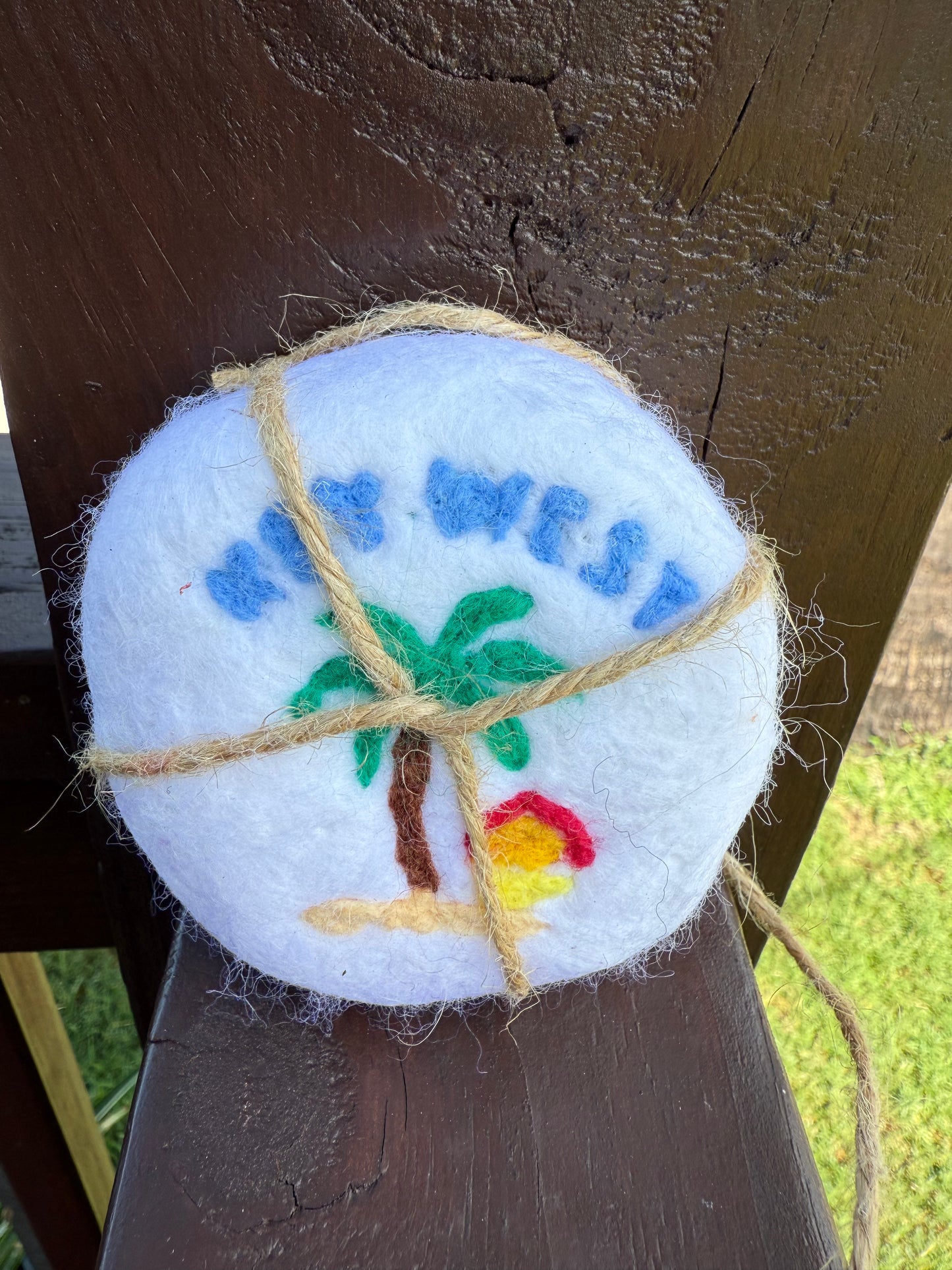Felted Soap Key West Palm Tree (Goats Milk)