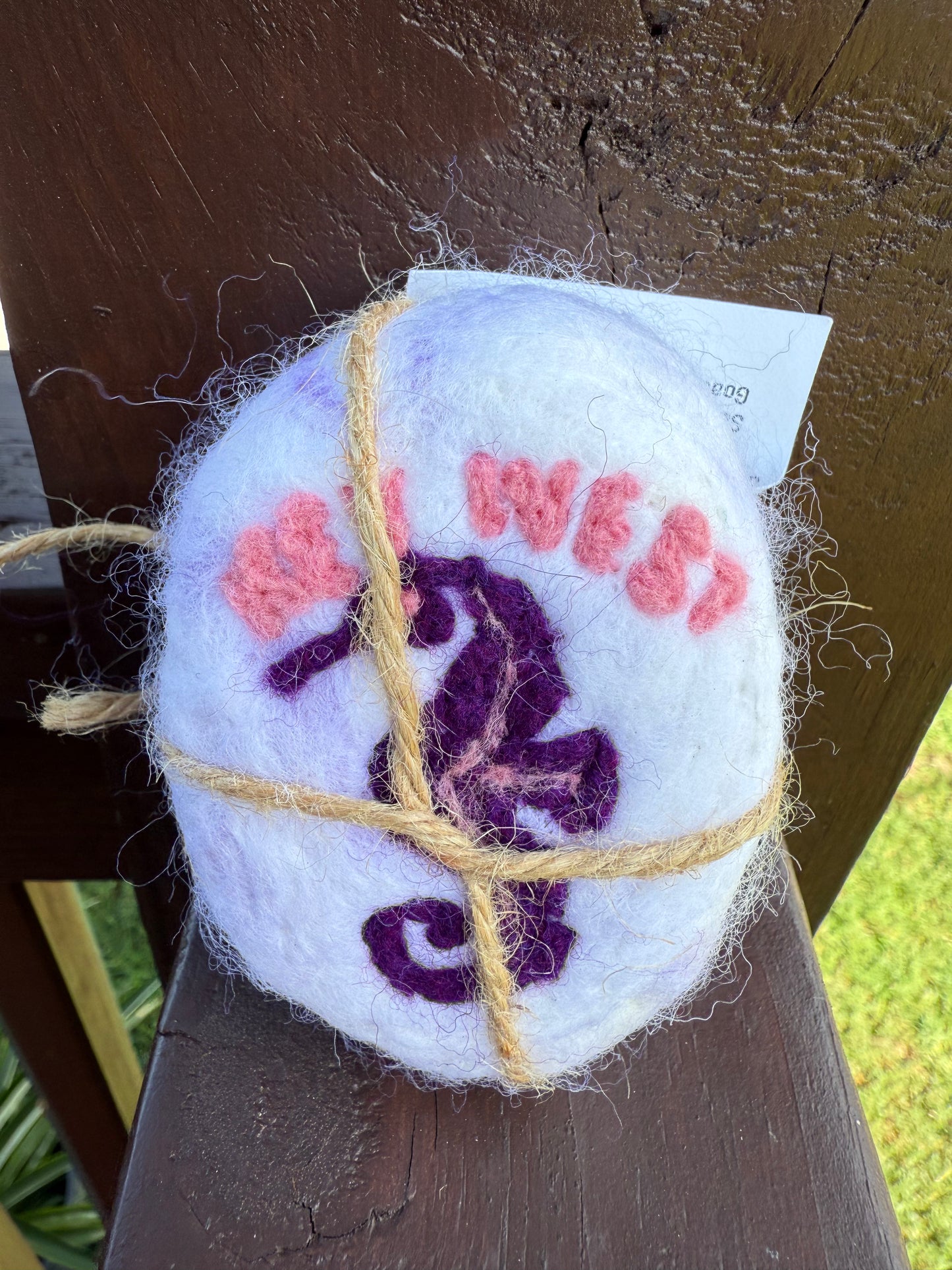 Felted Soap Key West Seahorse (Goats Milk)